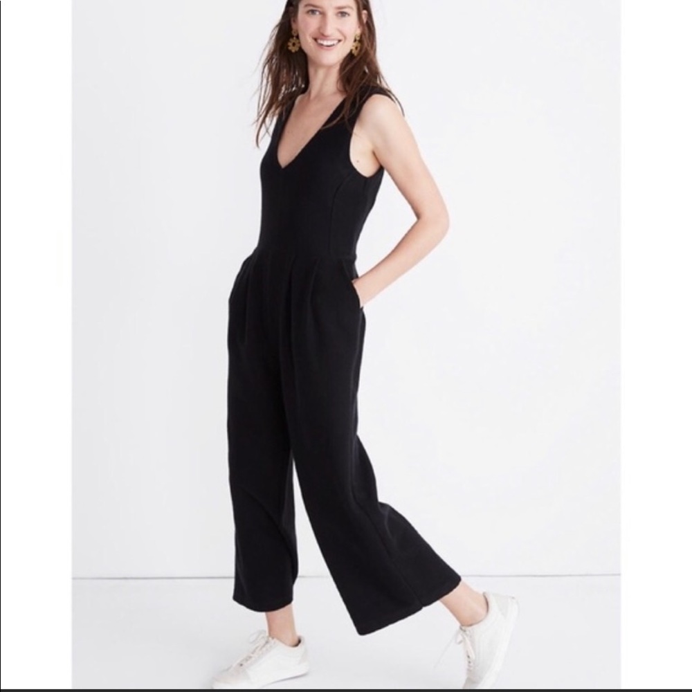 Madewell black jumpsuit